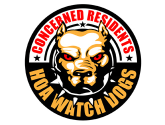 Concerned Residents HOA WATCH DOGS  logo design by DreamLogoDesign