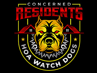 Concerned Residents HOA WATCH DOGS  logo design by DreamLogoDesign