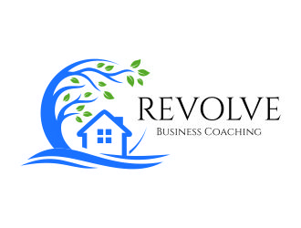 REVOLVE Business Coaching logo design by jetzu