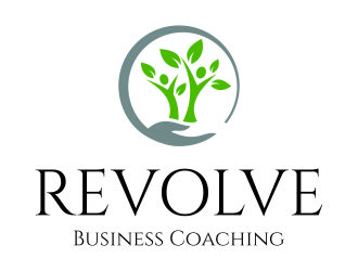 REVOLVE Business Coaching logo design by jetzu