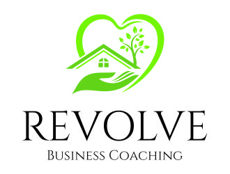 REVOLVE Business Coaching logo design by jetzu
