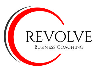 REVOLVE Business Coaching logo design by jetzu