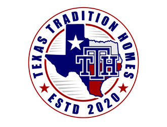 Texas Tradition Homes  logo design by DreamLogoDesign