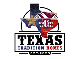 Texas Tradition Homes  logo design by DreamLogoDesign