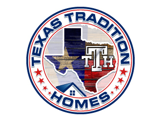 Texas Tradition Homes  logo design by LucidSketch