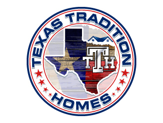 Texas Tradition Homes  logo design by LucidSketch