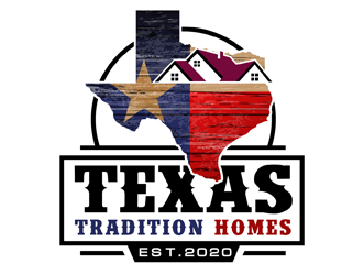 Texas Tradition Homes  logo design by DreamLogoDesign