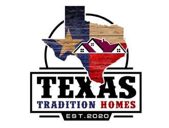 Texas Tradition Homes  logo design by DreamLogoDesign