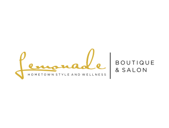 Lemonade -boutique & salon- logo design by GassPoll