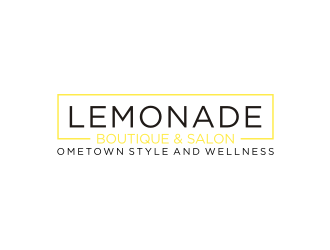 Lemonade -boutique & salon- logo design by johana