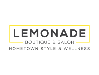 Lemonade -boutique & salon- logo design by aryamaity