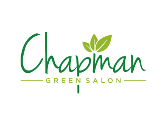 Chapman Green Salon logo design by puthreeone