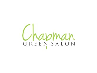 Chapman Green Salon logo design by bombers