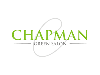 Chapman Green Salon logo design by EkoBooM