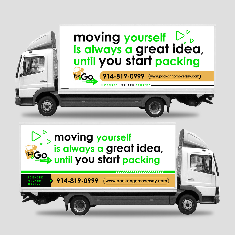 Pack & Go Movers  logo design by yans