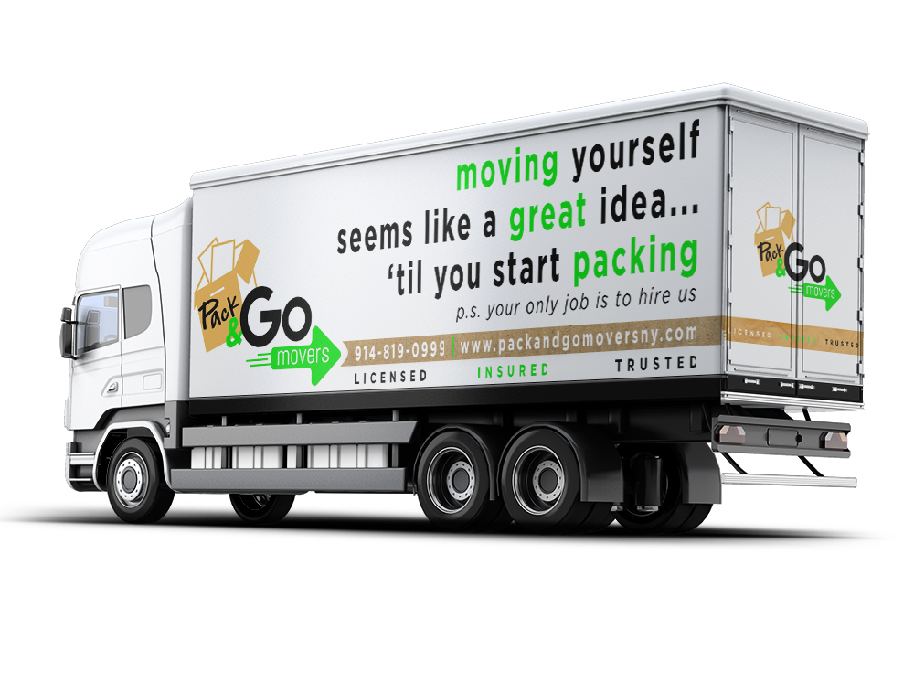 Pack & Go Movers  logo design by Niqnish