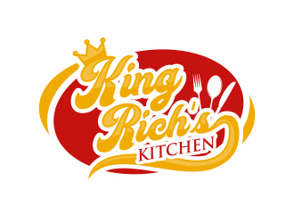 King Rich’s Kitchen logo design by MarkindDesign