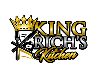 King Rich’s Kitchen logo design by aRBy
