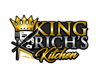 King Rich’s Kitchen logo design by aRBy
