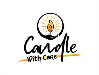 Candle with Care logo design by mrdesign
