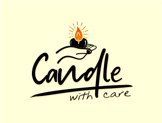 Candle with Care logo design by mrdesign