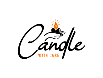 Candle with Care logo design by mrdesign