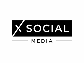 X Social Media logo design by menanagan