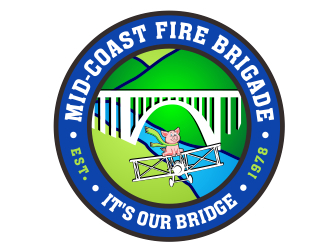Mid-Coast Fire Brigade  logo design by aura