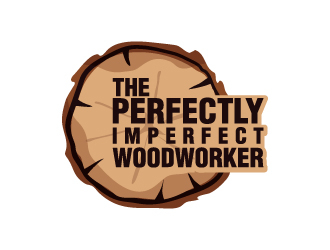 The Perfectly Imperfect Woodworker logo design by Erasedink