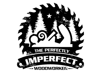 The Perfectly Imperfect Woodworker logo design by design_brush