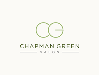 Chapman Green Salon logo design by DuckOn