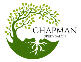 Chapman Green Salon logo design by jetzu