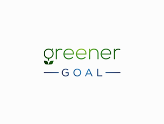 Greener Goal logo design by DuckOn