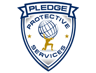 PLEDGE PROTECTIVE SERVICES logo design by MAXR