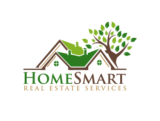 Home Smart Real Estate Services logo design by MarkindDesign