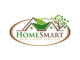 Home Smart Real Estate Services logo design by MarkindDesign