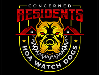 Concerned Residents HOA WATCH DOGS  logo design by DreamLogoDesign