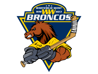 Whitemud West WM403 Broncos logo design by Kruger
