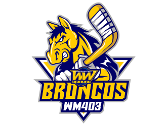 Whitemud West WM403 Broncos logo design by haze