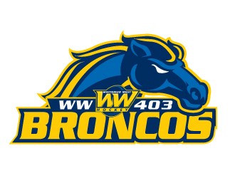 Whitemud West WM403 Broncos logo design by jaize