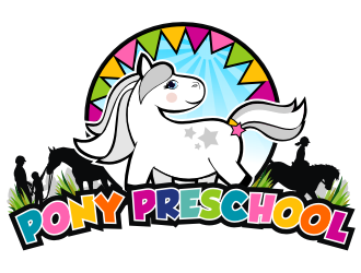 Pony preschool logo design by coco