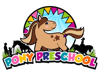 Pony preschool logo design by coco