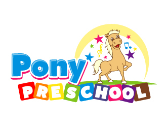 Pony preschool logo design by KDesigns