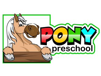 Pony preschool logo design by Suvendu