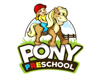Pony preschool logo design by veron