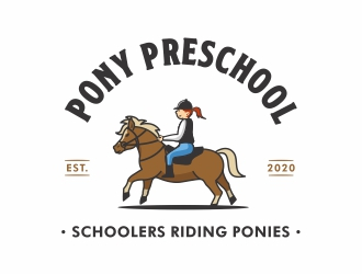 Pony preschool logo design by Mardhi