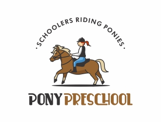 Pony preschool logo design by Mardhi