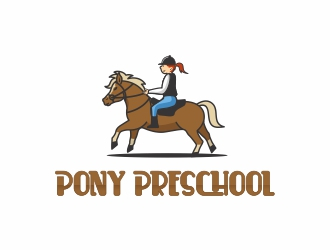 Pony preschool logo design by Mardhi