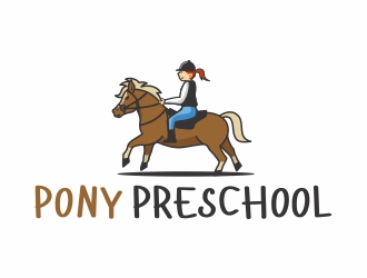 Pony preschool logo design by Mardhi