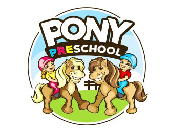 Pony preschool logo design by veron